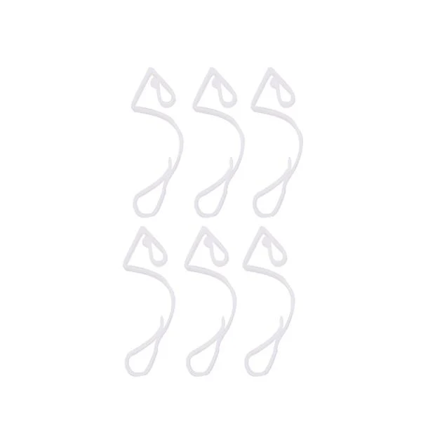 24 Pack Gutter Light Hooks - 6.5cm