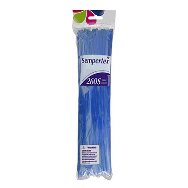 50 Pack Sempertex Fashion Royal Blue Modelling Balloons
