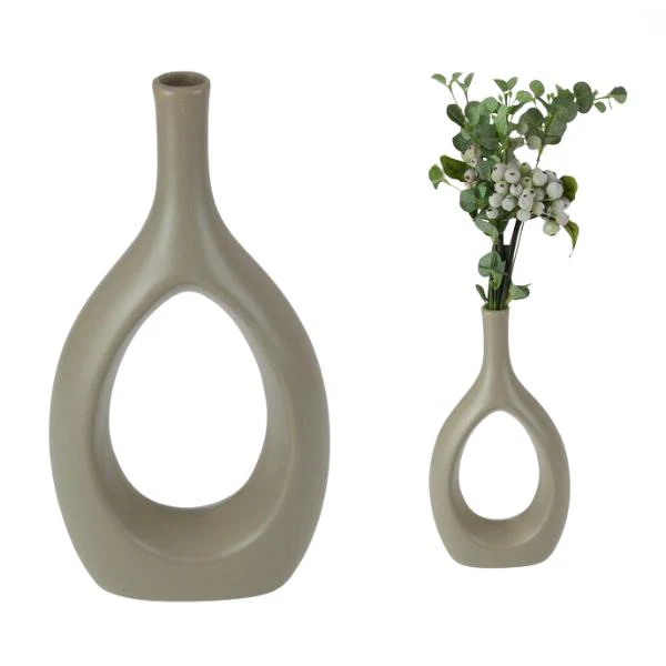 Ceramic Colour Ceramic Vase - 28cm