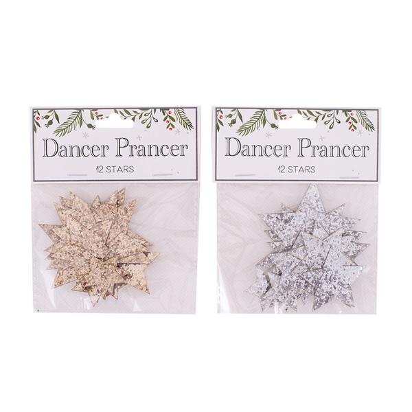 12 Pack Glitter Scatters Stars - Image 2