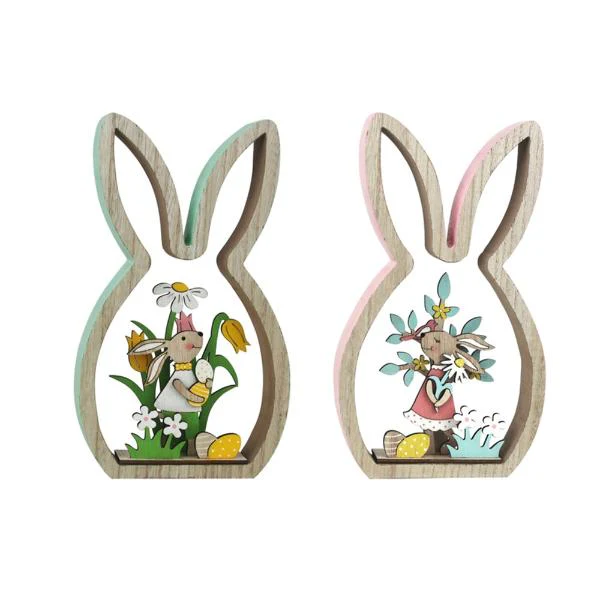 2A 14X23CM MDF BUNNY TABLE TOP