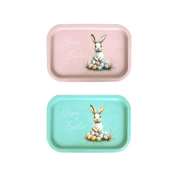 2A 34X23CM METAL EASTER TRAY