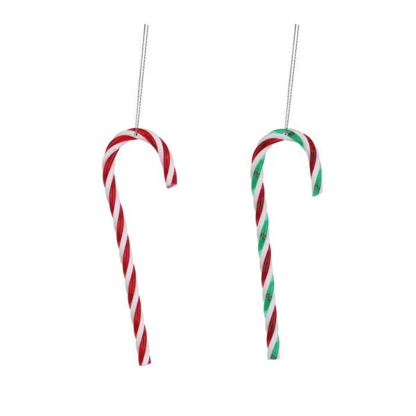 4 Pack Hanging Candy Canes - 12cm