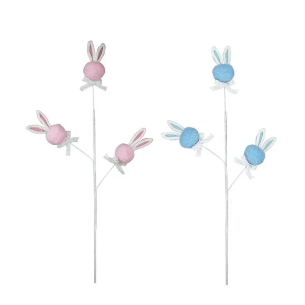 2A 60CM BUNNY PICK WHITE, PINK