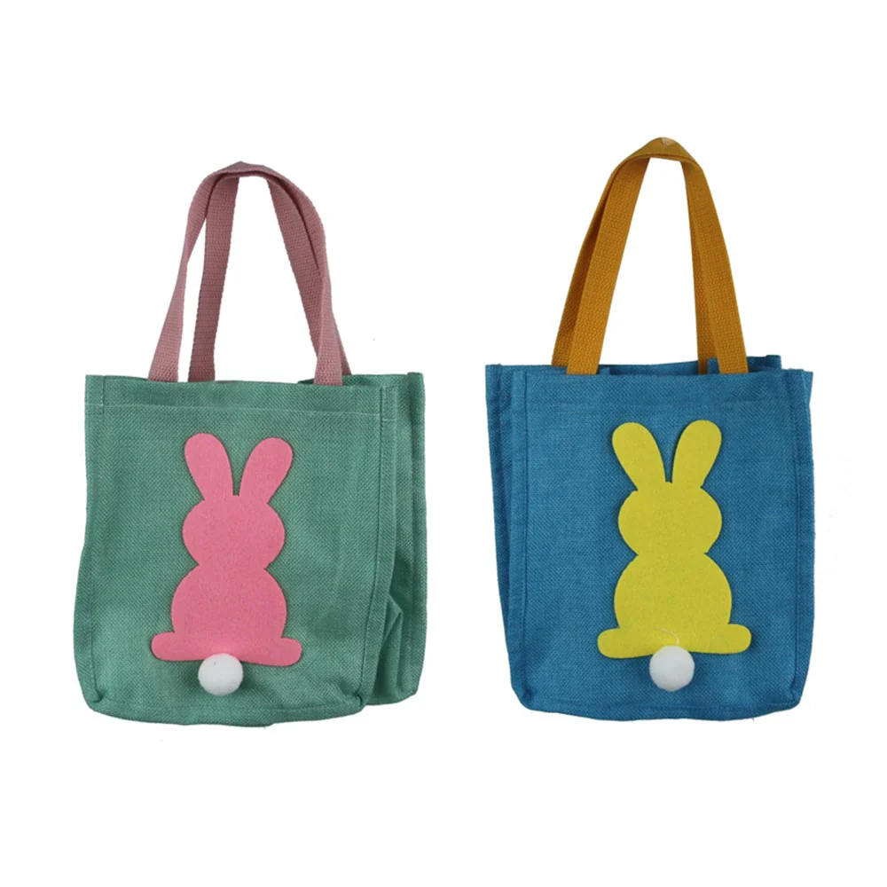 2A FELT EASTER BAG BLUE, GREEN