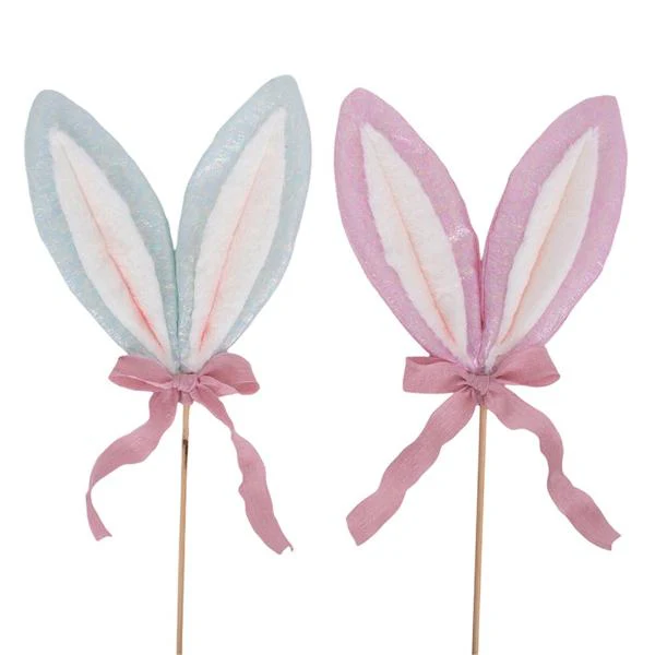 Assorted Bunny Ears On Pick - 20cm x 55cm