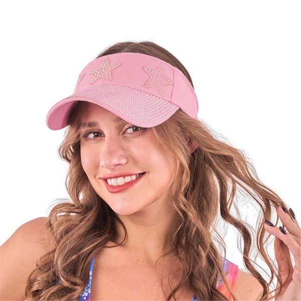 Rhinestone Sun Visor - Image 2