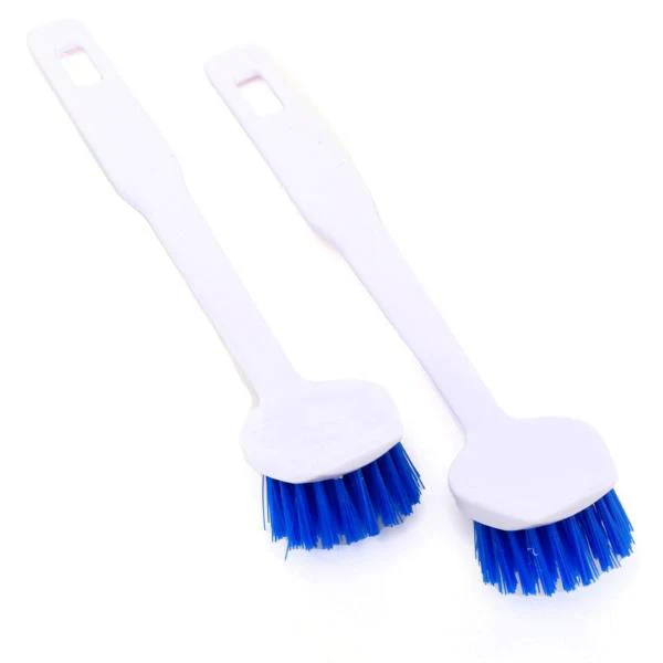 2 Pack Hand Dish Brush With Scraper - 20.5cm - Image 4