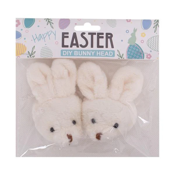 2 Pack Diy Bunny Head - 7.5cm x 4.5cm x 3.5cm - Image 2