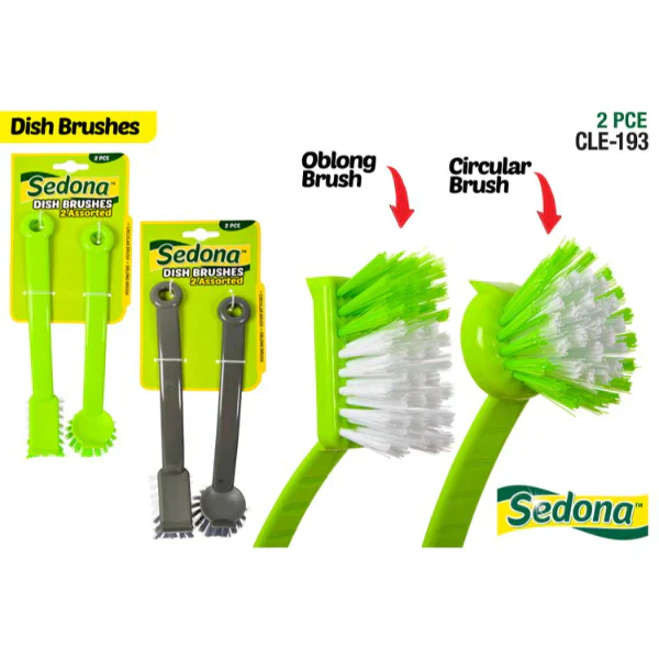 2 Pack Dish & Sink Brush Set - Image 2
