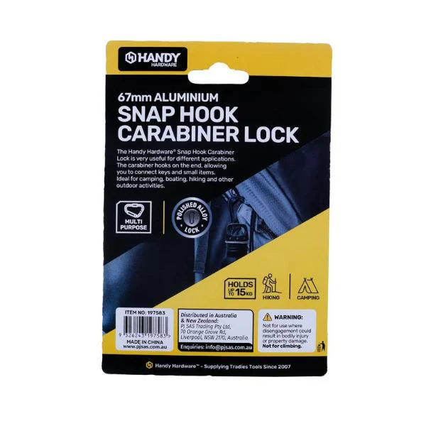 2 Pack Carabiner Lock Roll Down - Image 3