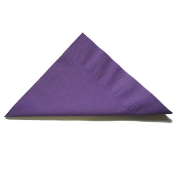 100 Pack Purple 2Ply Lunch Napkin
