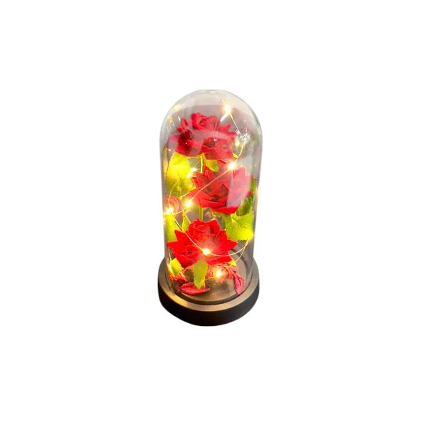 3 Forever Rose In Glass Dome With Led - Image 10