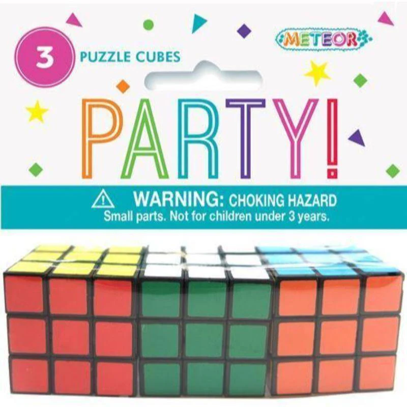 3 Pack Puzzle Cubes