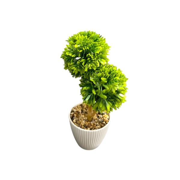 2 Ball Leaf Pot - 30cm - Image 4