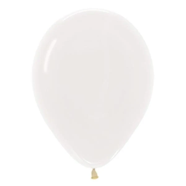 25 Pack Sempertex Crystal Clear Latex Balloons - 30cm