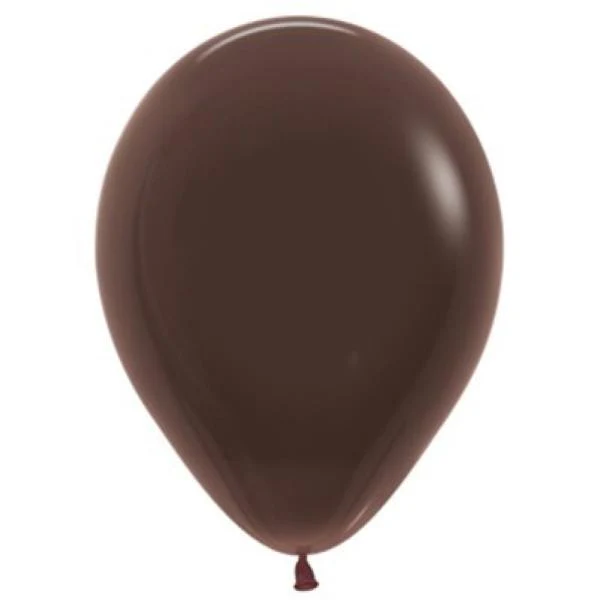 25 Pack Sempertex Fashion Chocolate Latex Balloons - 30cm