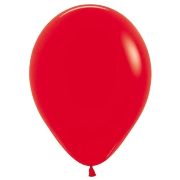 25 Pack Sempertex Fashion Red Latex Balloons - 30cm