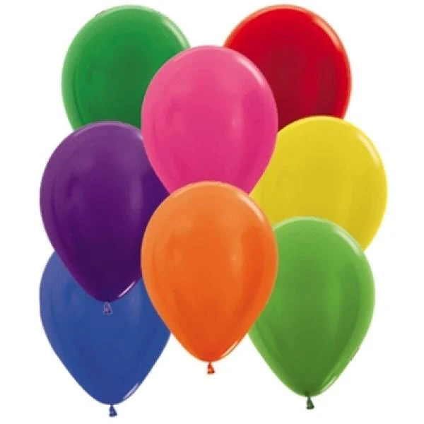 25 Pack Sempertex Metallic Assorted Latex Balloon - 30cm