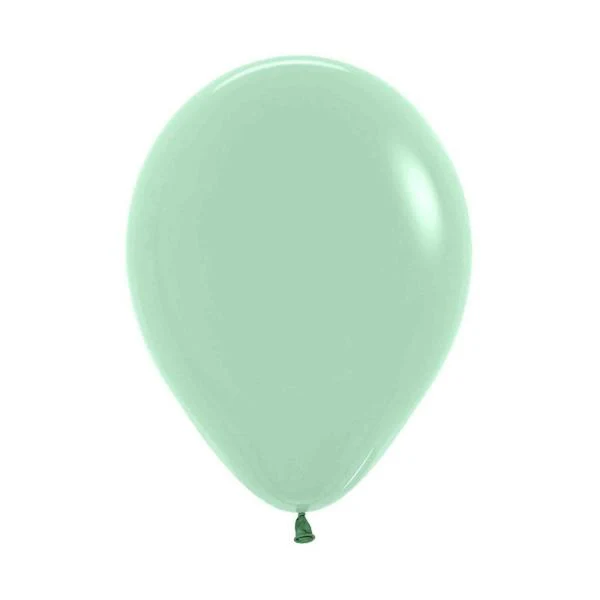 25 Pack Sempertex Pastel Dusk Green Tea Latex Balloons - 30cm