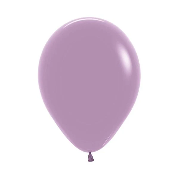 25 Pack Pastel Dusk Lavender Latex Balloons - 30cm