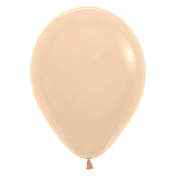 25 Pack Sempertex Pastel Matte Malibu Peach Latex Balloon - 30cm