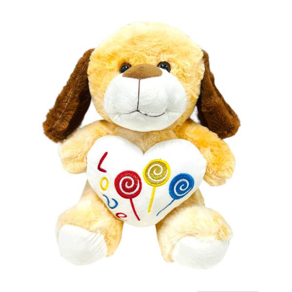 Valentines Dog Bear - 30cm
