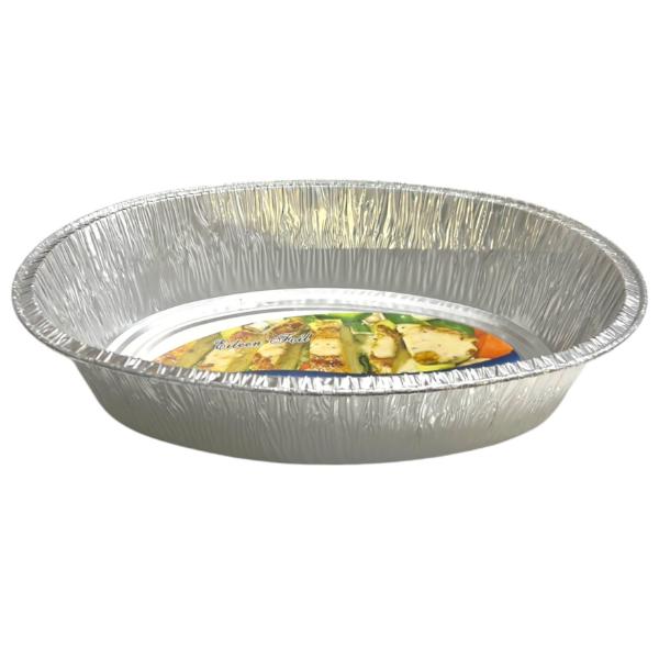 Oval Foil Tray - 33cm x 16cm x 7.4cm - Image 4