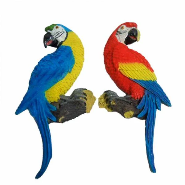 Assorted Parrot Wall Plague - 37cm