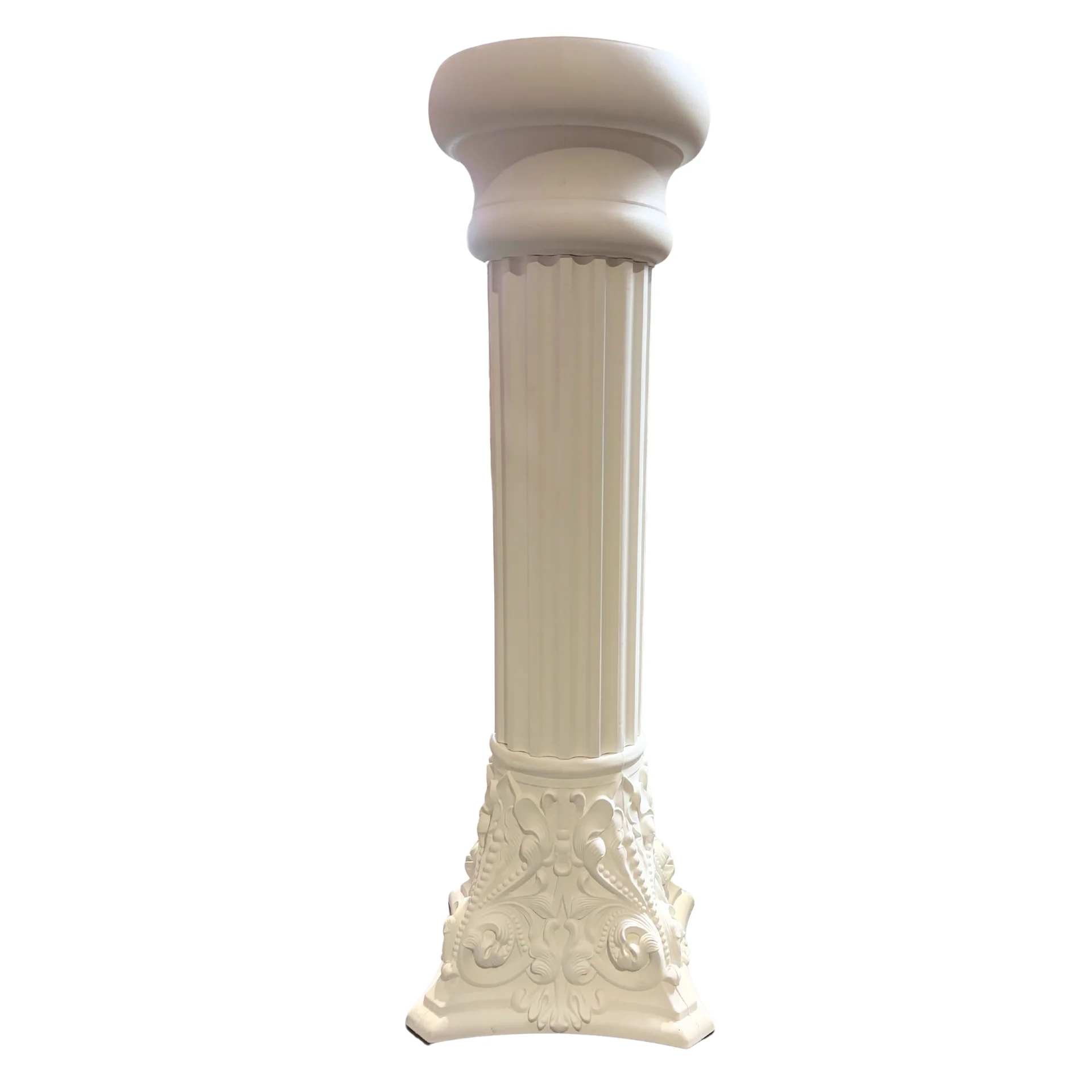 Classic Fluted Decorative Pedestal Column - 38cm x 173cm