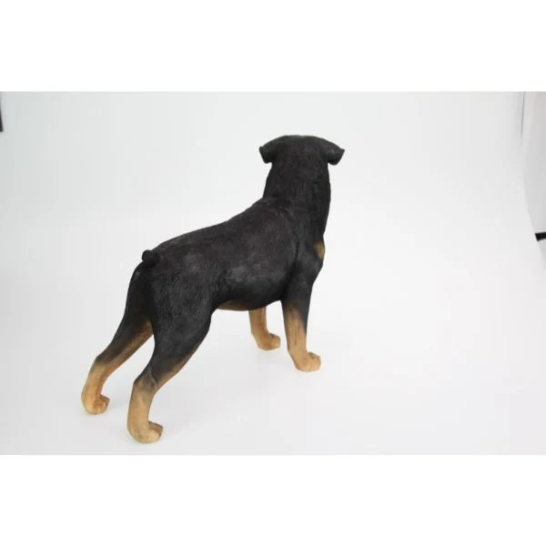 Standing Black Rottweiler Dog - 38cm x 30cm - Image 2