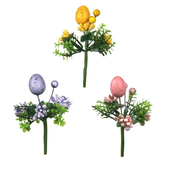3A 11CM EASTER PICK PINK, PURPLE, YELLOW