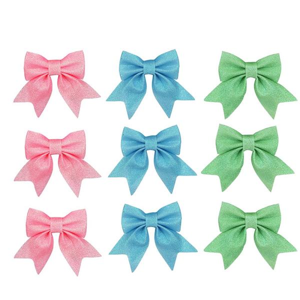 3A 3PK BOWS PINK, BLUE, MINT