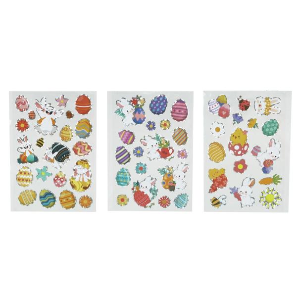 3A EASTER HOLOGRAPHIC STICKERS