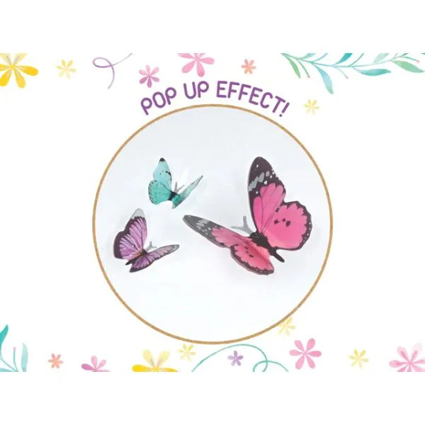 3D Pop Up Butterfly Stickers