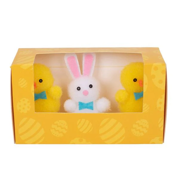 3 Pack Bunny & Chick - 6cm