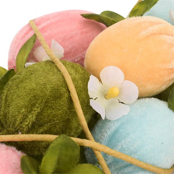 Velvet Egg Wreath - 40cm - Image 2