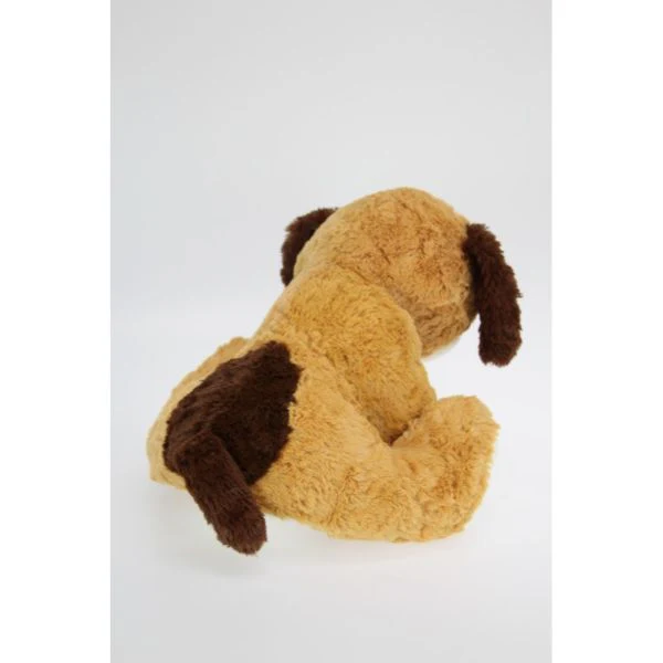 Plush Sitting Brown Dog with Cute Eye Patch - 41cm - Image 2