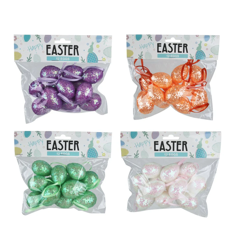 4A 12PK EASTER EGGS APRICOT, BLUE, MINT, WHITE - Image 2