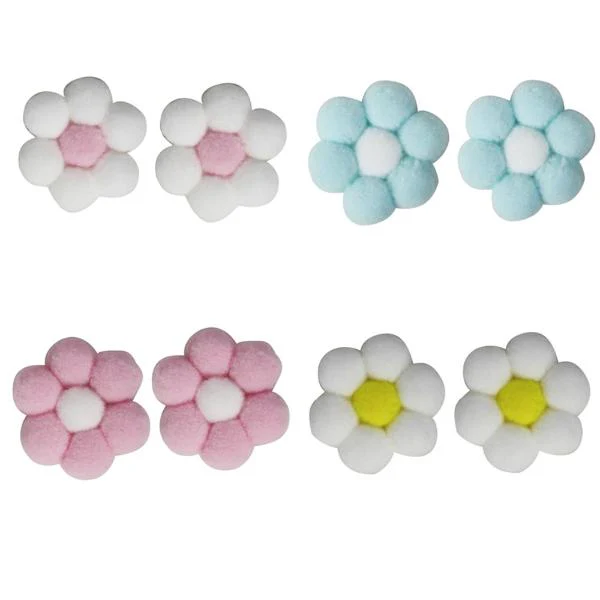 4A 2PK EASTER FLOWER DECORATION