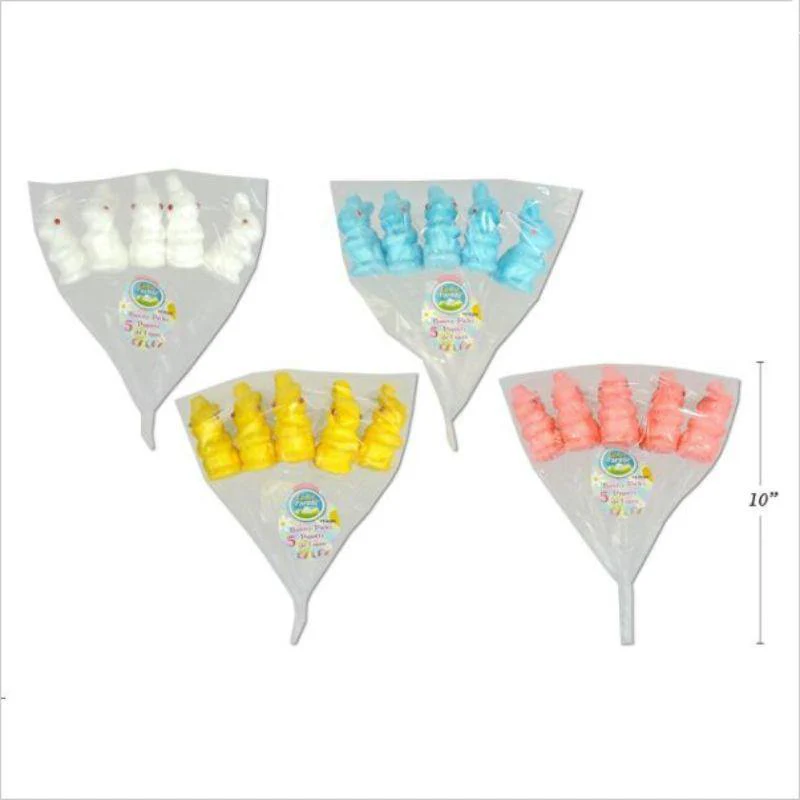 EASTER BUNNY PICK PK5 GLITTER 4COLS 25CM