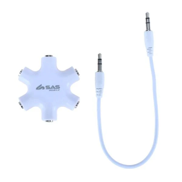 Universal 5 Port Headphone Adaptor - Image 2