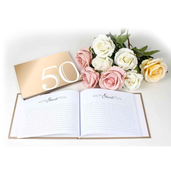 Rose Gold 50 Guest Book - Image 2