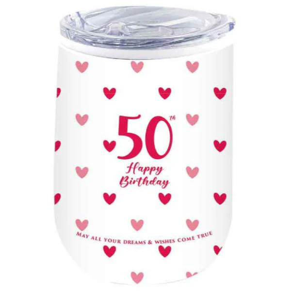 50th Sweet Heart Double Wall Thermos - 360ml