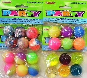 6 Pack High Bounce Balls