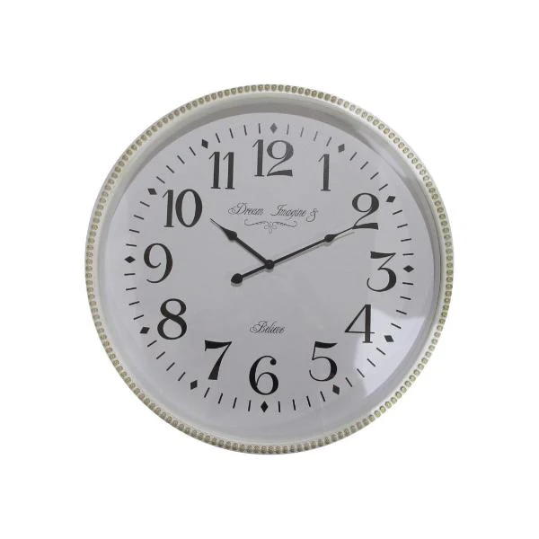 White Decor Clock - 60cm