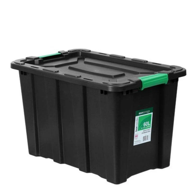60L Eco Storage Heavy Duty Box - 57cm x 38.5cm x 38.5cm