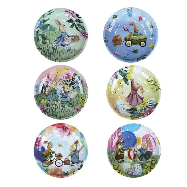 6A 26CM METAL EASTER PLATES