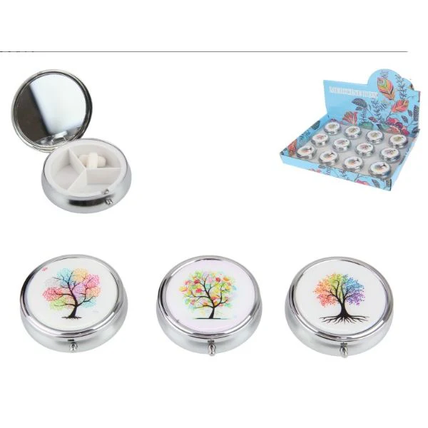 6cm Tree Of Life Pill Box 3 Asstd - Image 4
