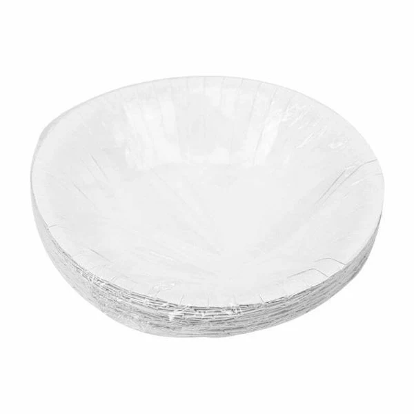20 Pack White Paper Bowls - 15cm x 4.2cm - Image 3